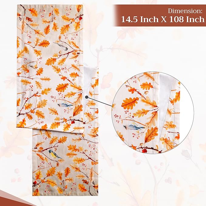 Maison d' Hermine Table Runner 100% Cotton Single Layer Table Runners 108 - Image 4