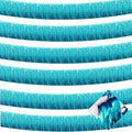10 Pack 10 Feet Lake Blue Foil Fringe Garland Metallic Tinsel Streamers Banner by AIKENLIN