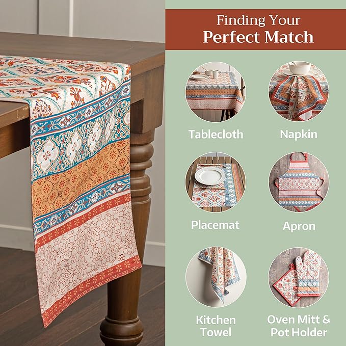 Maison d' Hermine Table Runner 100% Cotton Double Layer Table Runners 72 inches - Image 5