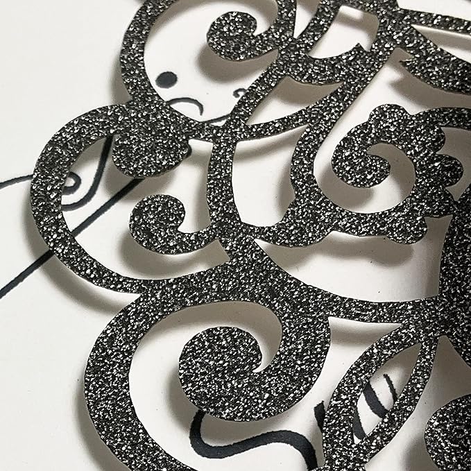 50Pcs Laser Cut Black Wedding Invitation - Image 8