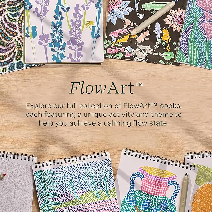Lifelines FlowArt Activity Pad, Dot Art and More Coloring Books - Image 8