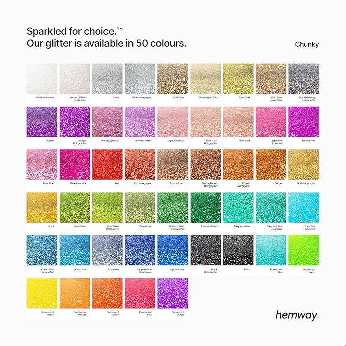 Hemway Biodegradable Glitter Eco Friendly - 100g/3.5oz Bio Cosmetic Safe - Image 5