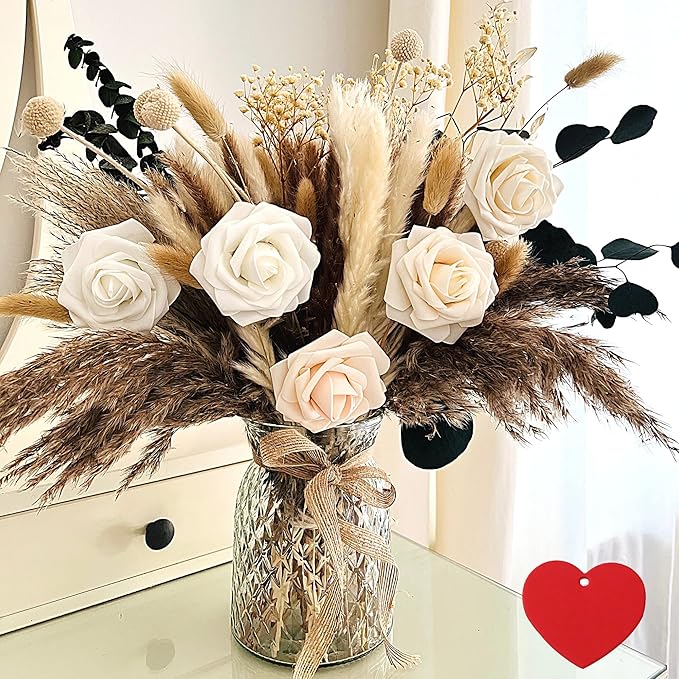 100pcs Artificial Flowers Arrangement by RyddeligHome-AestheticHomeDecor