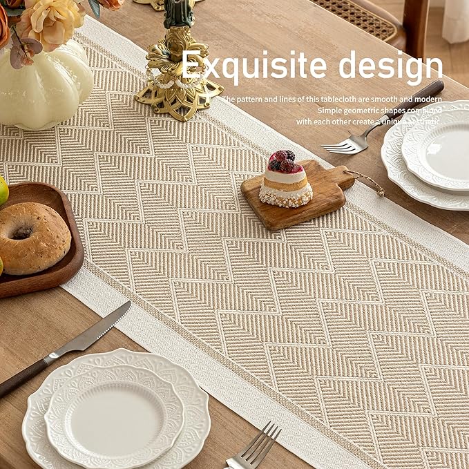 Table Runners 138 Inches, Waterproof Boho Table Runner - Image 5