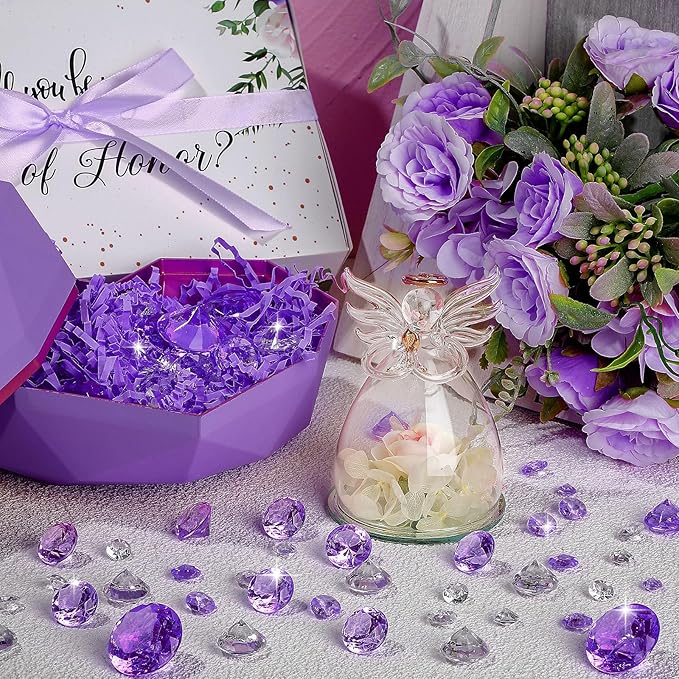 Hicarer 800 Pieces Diamond Decorations Acrylic Diamond Table Scatter Crystals - Image 5