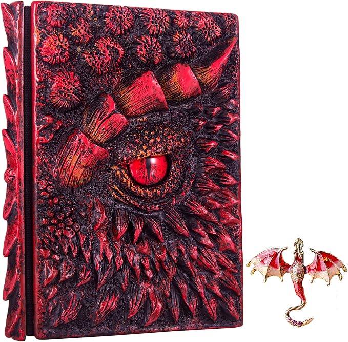 3D Dragon Eye Embossed Journal, Resin Engraving Notebook, Dnd notebook by LZlightactor