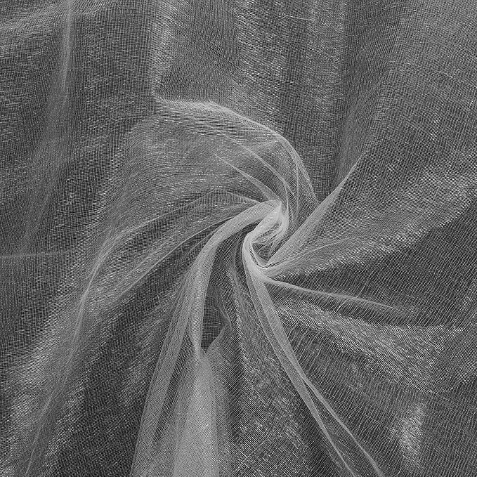 uxcell 19" by 5.5 Yard Tulle Fabric Backdrop Curtains - Image 3