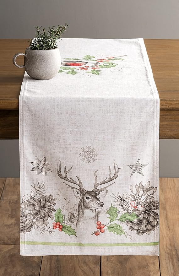 Maison d' Hermine Table Runner 100% Cotton Double Layer Table Runners 72 inches - Image 9