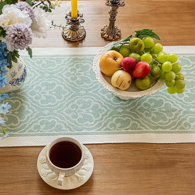 Table Runners 95 Inches, Waterproof Boho Table Runner - Image 5