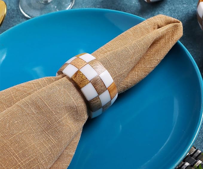 Rustic Napkin Rings Setof 12 - Image 7