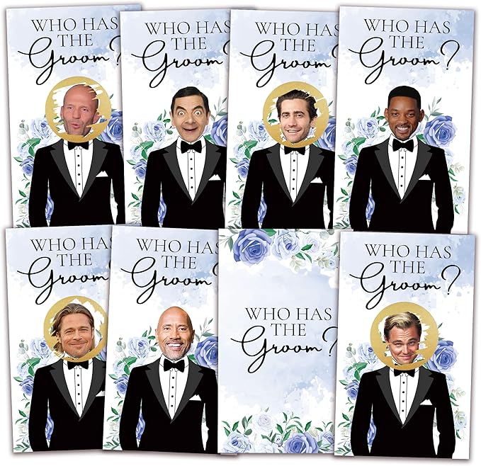 Who Has The Groom Bridal Shower Games, 3.5"x 2.1" Funny Bachelorette Party Game by AWSICE