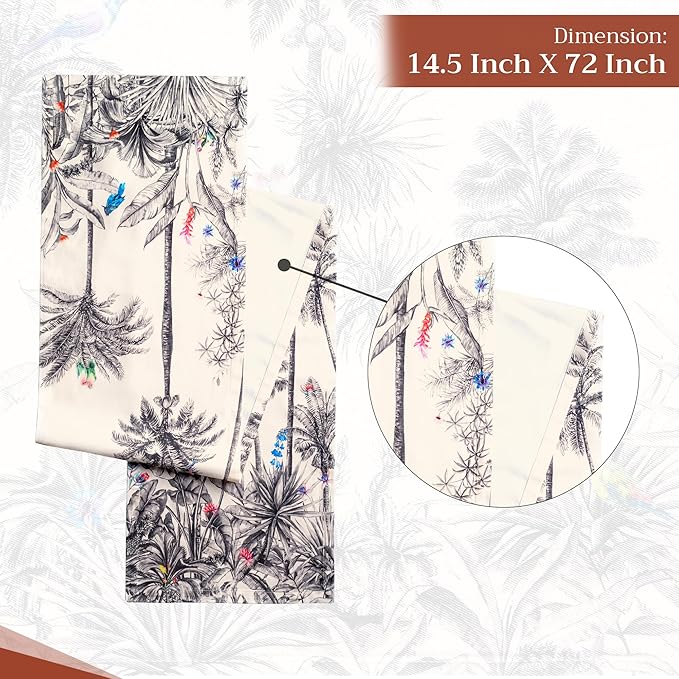Maison d' Hermine Table Runner 100% Cotton Single Layer Table Runners 72 inches - Image 4