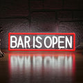 Bar Is Open Neon Sign for Wall Decor, USB Powered Led Bar Neon Sign Open Light by LIEGHDZT