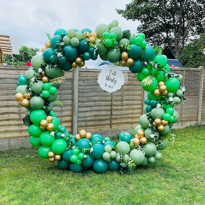 Bezente Green Balloons 18 Inch - Image 8