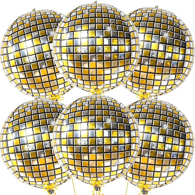 KatchOn, Huge Gold Disco Ball Balloons by KatchOn
