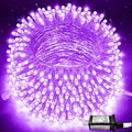 JMEXSUSS 91.5ft 250 LED Purple String Lights Indoor, Connectable 8 Modes Purple by JMEXSUSS