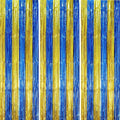 3 Pack 3.3 x 8.2 ft Blue Gold Foil Fringe Backdrop Curtains, Tinsel Streamers by Voircoloria
