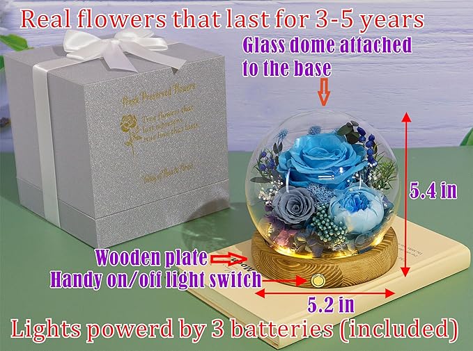 Valley of Rain & Forest Long-Lasting Real Flowers, Unique Floral Gift - Image 2