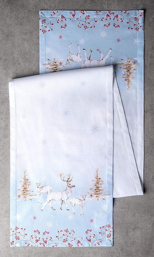 Maison d' Hermine Table Runner 100% Cotton Single Layer Table Runners 48 inches - Image 2