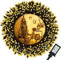 200 LED Christmas String Lights, 72FT Indoor Lights Plug-in by Flechllary