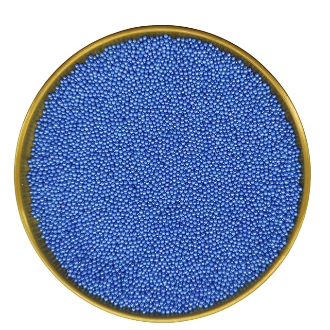 Edible Royal Blue Sprinkles Candy 2mm Mini Pearls Cake Decorations Cupcake - Image 3