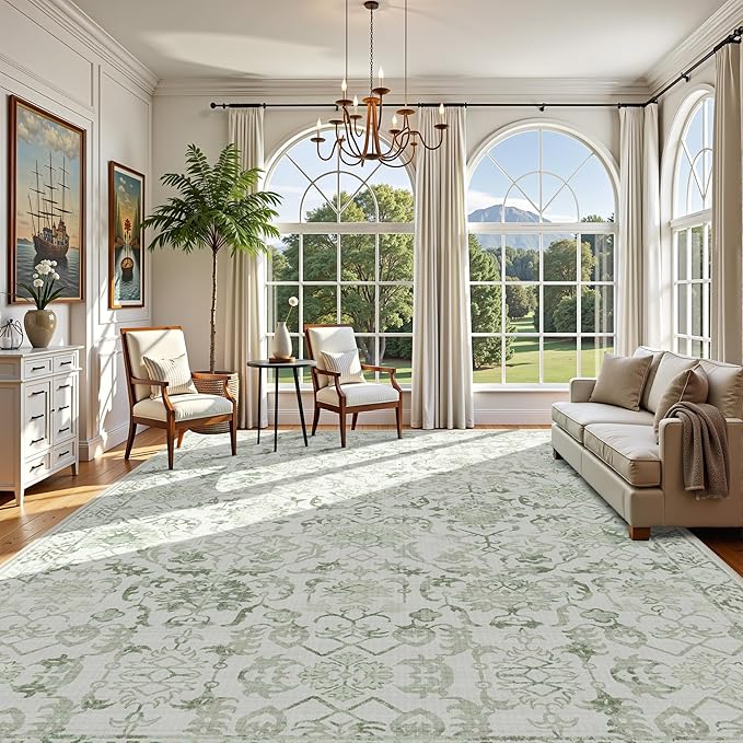 Sage Extra Large Area Rug 10x14 - Image 2