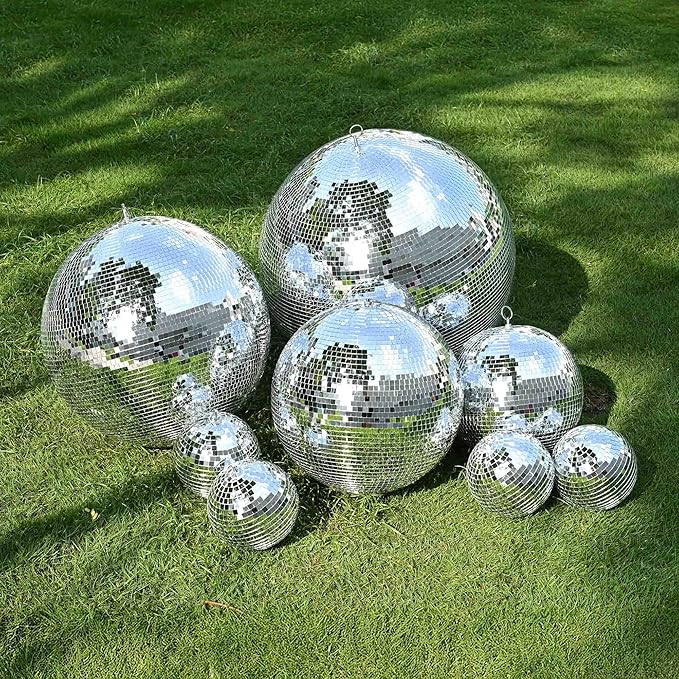 Yescom 20" Large Disco Ball Mirror Big Hanging Glass Decoration - Image 3