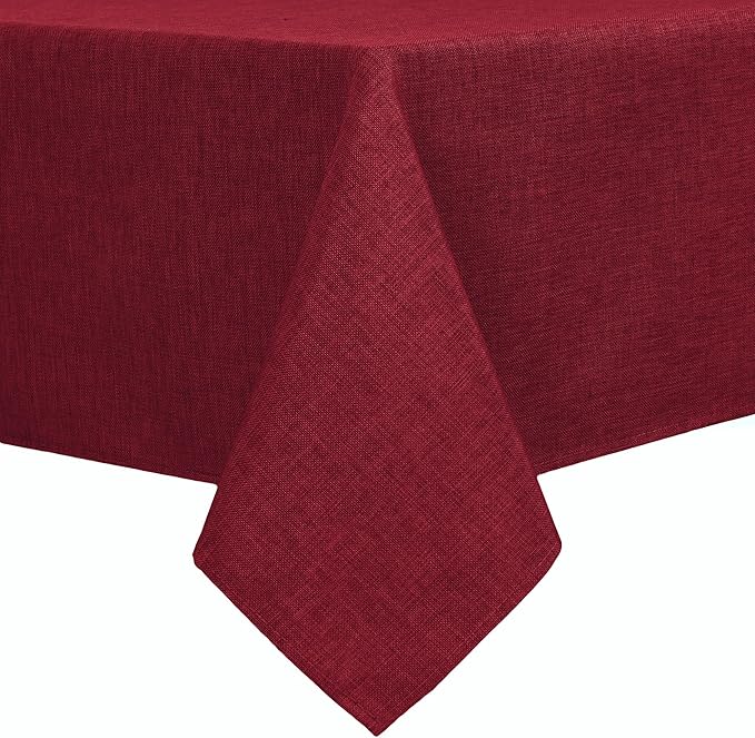 Hiasan Faux Linen Square Tablecloth by Hiasan