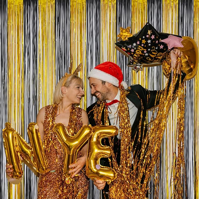 Melsan Foil Curtain Tinsel Backdrop - Image 5