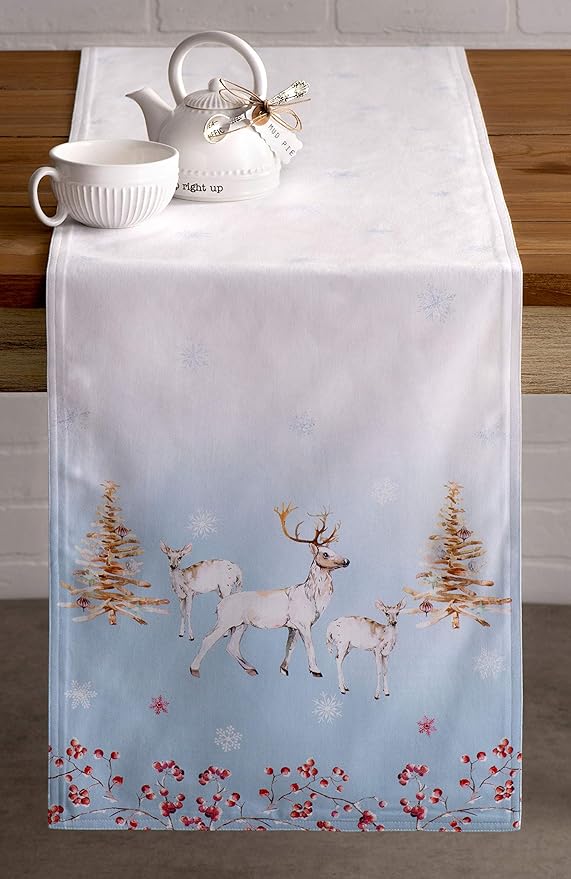 Maison d' Hermine Table Runner 100% Cotton Double Layer Table Runners 72 inches - Image 9