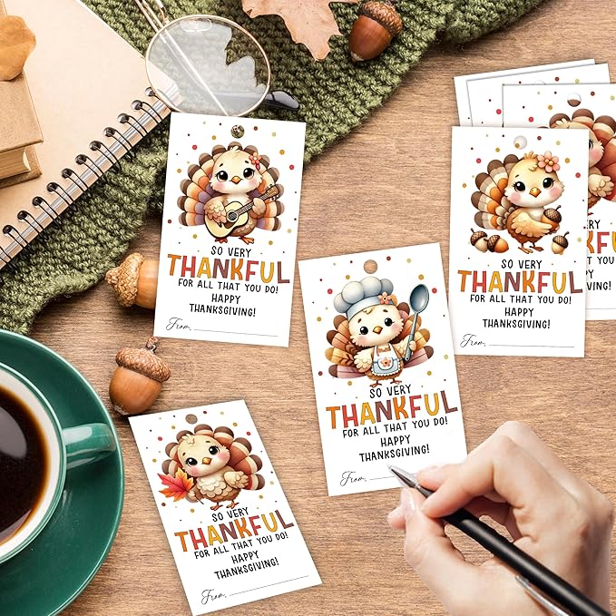 40 PCS Fall Gift Tags Thanksgiving Gift Tags - Image 3