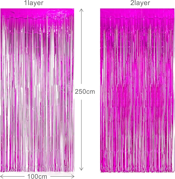 Foil Fringe Curtain Party Decorations - Image 9