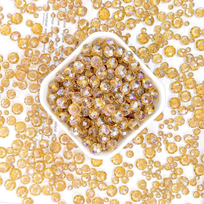 1200 Pcs 4mm Round Crystal Glass Beads - Image 4