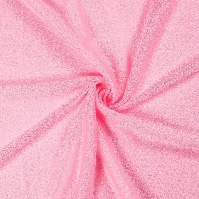VDS Pack of 1 Panel Wedding Arch Draping Fabric Sheer Chiffon Fabric Drapery - Image 6