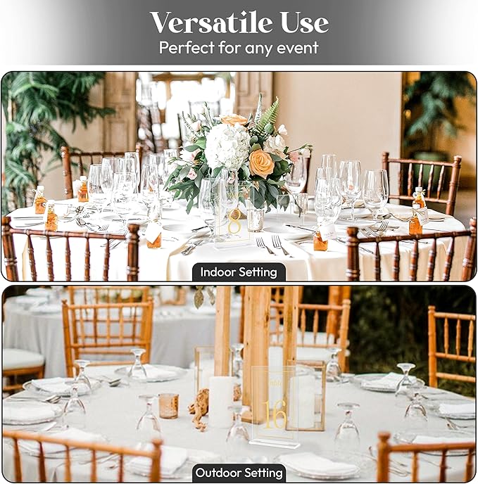 Acrylic Table Numbers 1-20 - Image 5