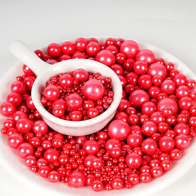 Kasvan Red Pearl Sugar Sprinkles - Image 4