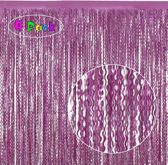 Purple Foil Curtains by KEEUH