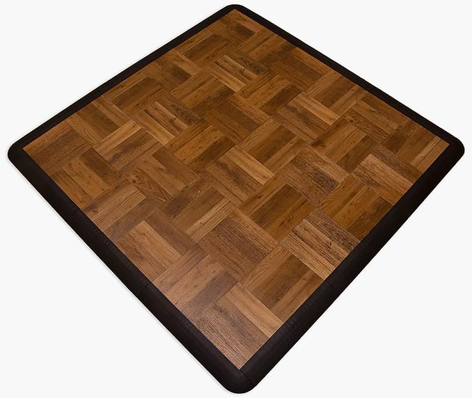 Big Floors 3X3DKOAKFLOOR Interlocking Lightweight Plastic Modular Dance Floor - Image 2
