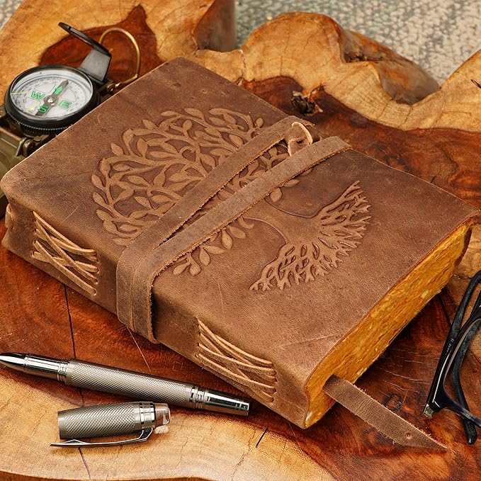 LUXEORIA Tree Of Life Leather Journal - Image 3