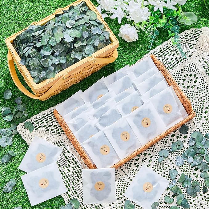 Biodegradable Confetti 10.58 Oz eucalyptus leaves Dried Flower Petals - Image 4