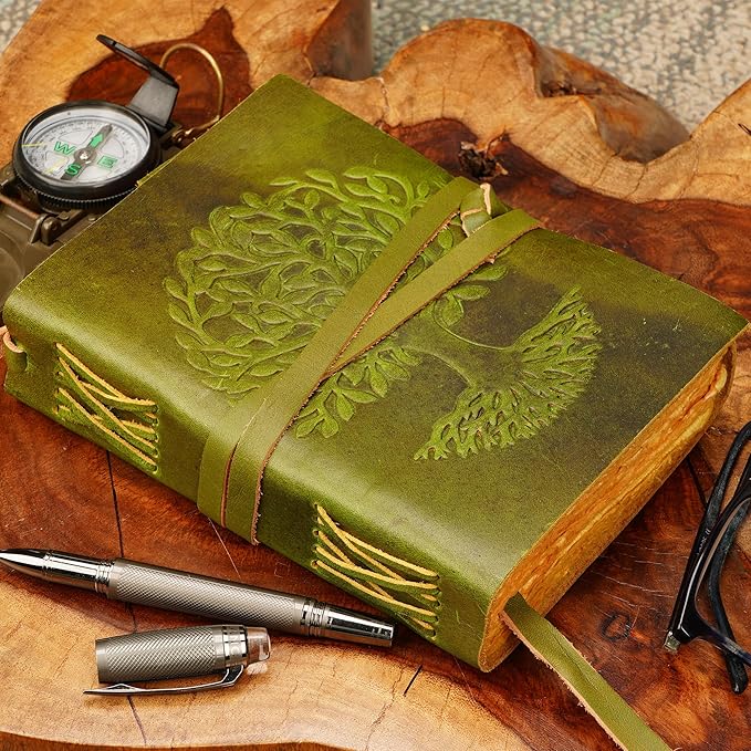 LUXEORIA Tree Of Life Leather Journal - Image 3
