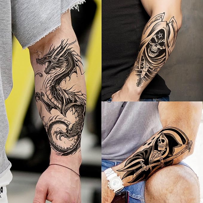61 Sheets Halloween Temporary Tattoos - Image 4