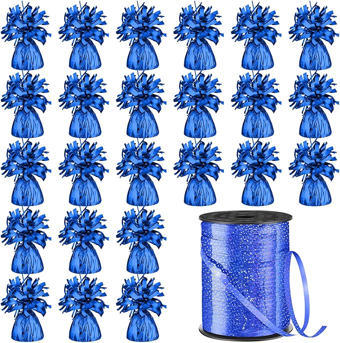 24 Pcs Balloon Weights Metallic Anchor Balloon Holder by Yunsailing