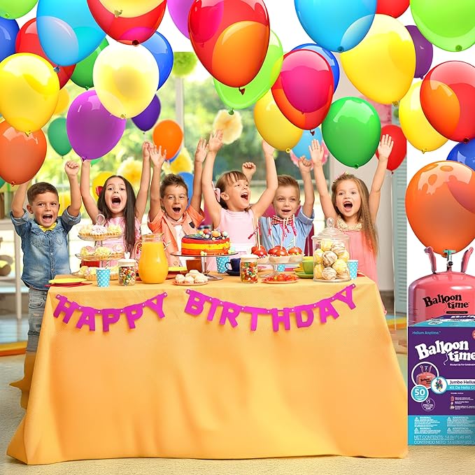 Helium Tank for Balloons At Home, 14.9 Cu Ft Helium Balloon Pump Kit - Image 2
