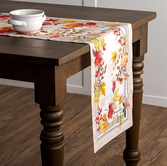 Maison d' Hermine Table Runner 100% Cotton Single Layer Table Runners 60 inches - Image 6