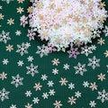 MARFOREVER Snowflake Confetti Decorations, Christmas Snowflake Glitter Confetti by MARFOREVER