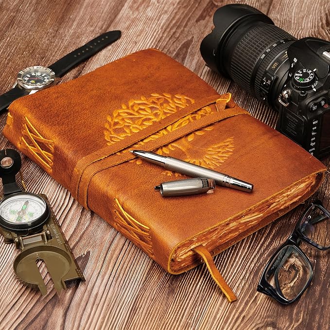 LUXEORIA Tree Of Life Leather Journal - Image 4