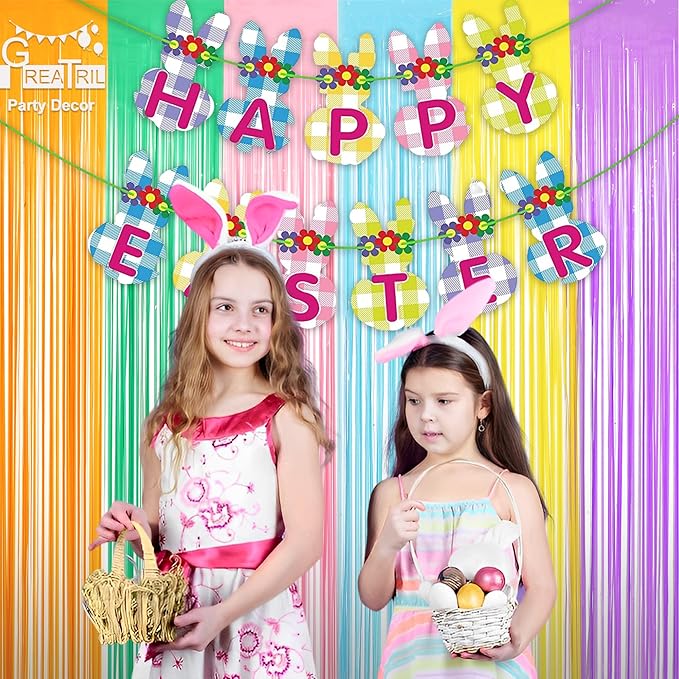Pastel Tinsel Curtain Party Backdrop - Image 8