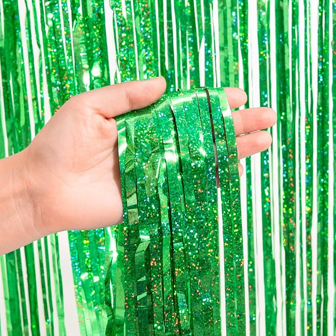 BRAVESHINE Tinsel Foil Fringe Curtains - Image 7
