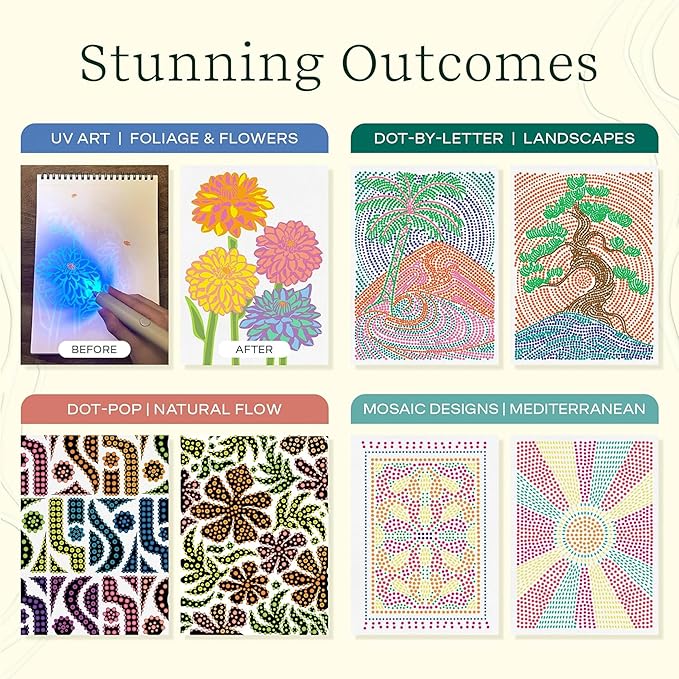 Lifelines FlowArt Activity Pad, Dot-Pop and More, Coloring Books - Image 6